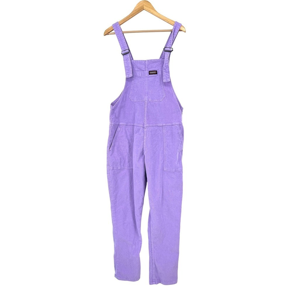 Run‎ & Fly Lavender Purple Corduroy Overalls Dungarees Womens Small - Picture 2 of 6